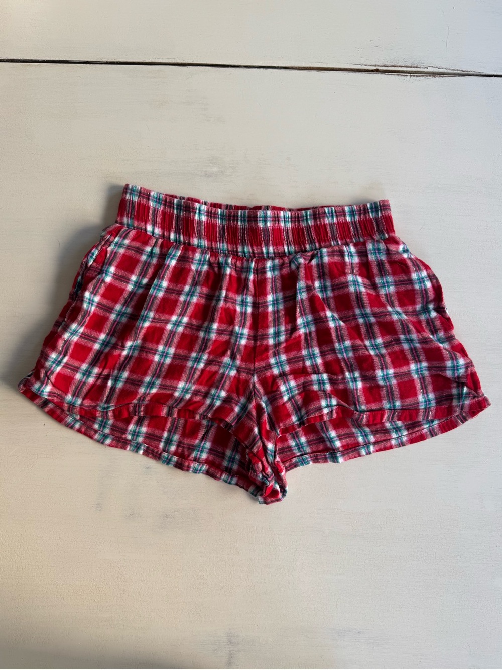 Colsie Red Plaid Shorts